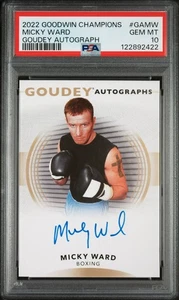 2022 Upper Deck Goodwin Champions Goudey Autographs Micky Ward #GAMW PSA 10 - Picture 1 of 2