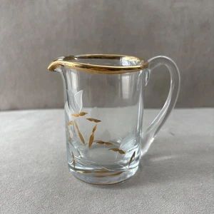 CCI Crystal Clear Studios Vintage Oro 24k Crema Grabada Florales - Imagen 1 de 5