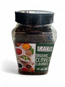 Contenedor Zayd Organics Organics Organic Cloves 12,24 oz nuevo sellado - Imagen 1 de 5