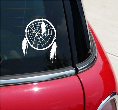 DREAM CATCHER DREAMCATCHER INDIAN NATIVE AMERICAN GRAPHIC DECAL STICKER ART CAR - Image 1 of 3
