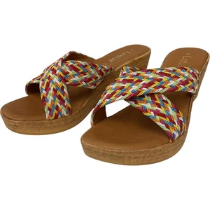 Lotus Women's Multicoloured Wedge Sandals Size 6 UK - Picture 1 of 12