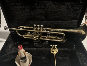 vintage Ohio Internment Co. Grenadier Trumpet Made In USA High school music, - Picture 1 of 12