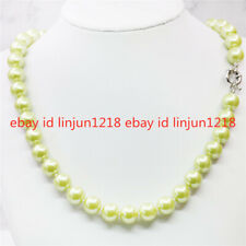 New 8mm 10mm 12mm Multicolor South Sea Shell Pearl Necklace 18'' AAA