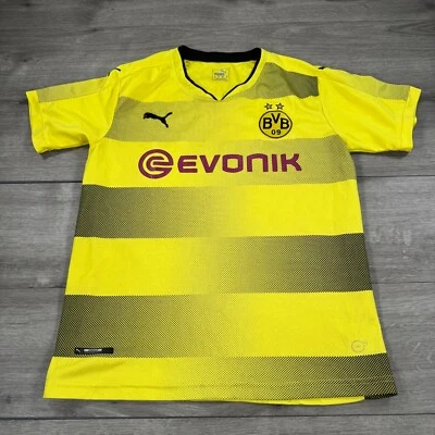 Puma Borussia Dortmund Jersey Men’s Small Puma Emiliano #6 Yellow - Image 1 of 4
