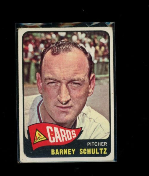 1965 Topps  #28 Barney Schultz - Image 1 of 2