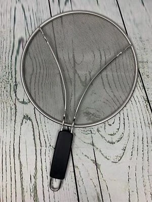 Grease Splatter Screen for Frying Pan 9.5in Stops 99 of Hot Oil Splash - Image 1 of 2