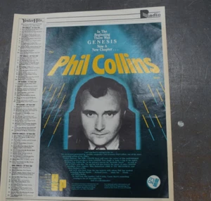 Phil Collins Genesis 3/4 page ad 1986 music trade magazine - Picture 1 of 2