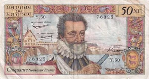 50 NF - Henri IV - 07-04-1960 - Série Y.50 - Picture 1 of 2