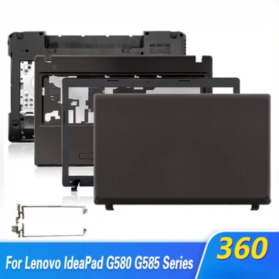 Para Lenovo Serie G585 LCD Cubierta Trasera Bisel Frontal Apoyamanos Funda Inferior Bisagras Foto 1 de 4