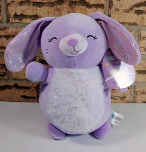 Squishmallows Hug Mees: Bubbles - 9in. Stuffed/Plush Purple Rabbit/Bunny Easter - Picture 1 of 11
