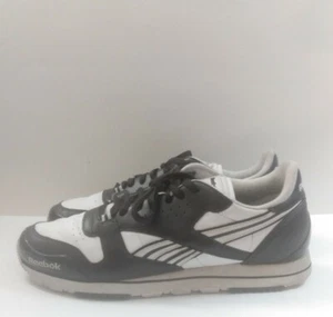 Reebok Classic Athletic Shoes Leather - White / Brown & White - Men's Size 13 - Picture 1 of 11