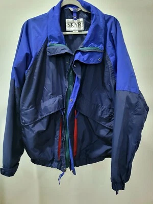 Chaqueta cortavientos SPORTY Skyr bloque de color doble cremallera multibolsillo talla grande Foto 1 de 4