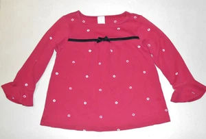 GYMBOREE "Holiday Magic" Red A-Line Swing Top Shirt, Size 4 - Picture 1 of 3