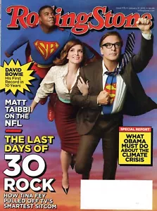 ROLLING STONE Magazine January 31 2013 Tina Fey Alec Baldwin 30 Rock David Bowie - Picture 1 of 3