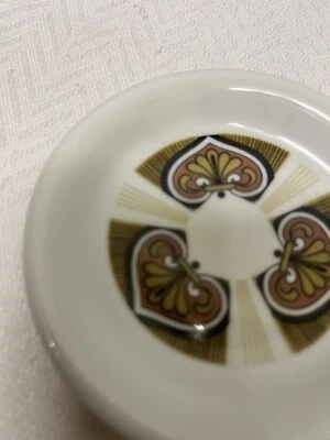 Noritake Tangiers 6803 Vintage Pin Salt Pepper Butter Dish Small 9cm Autumn Tone - image 1 of 4