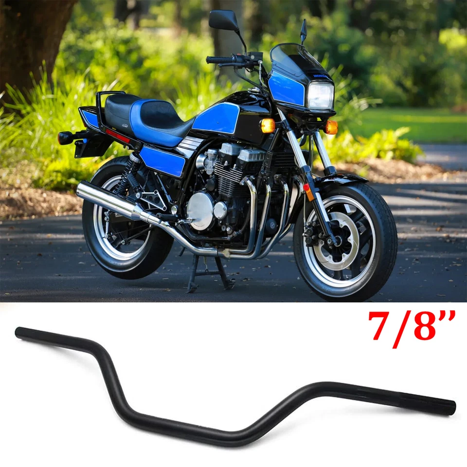 For Honda Nighthawk 250 650 750 Motorcycle 7/8" 22mm Tracker Handlebar Drag Bar - Image 1 of 4