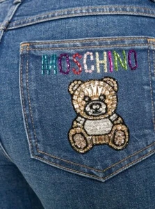 NUEVO CON ETIQUETAS Moschino Skinny Ajustados TALLA 40 SE ADAPTA A US4 - Imagen 1 de 3