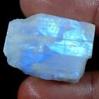 56.20 Ct Natural Therapy Stone Blue Flashy Rainbow Moonstone Rough Gemstone Z-25