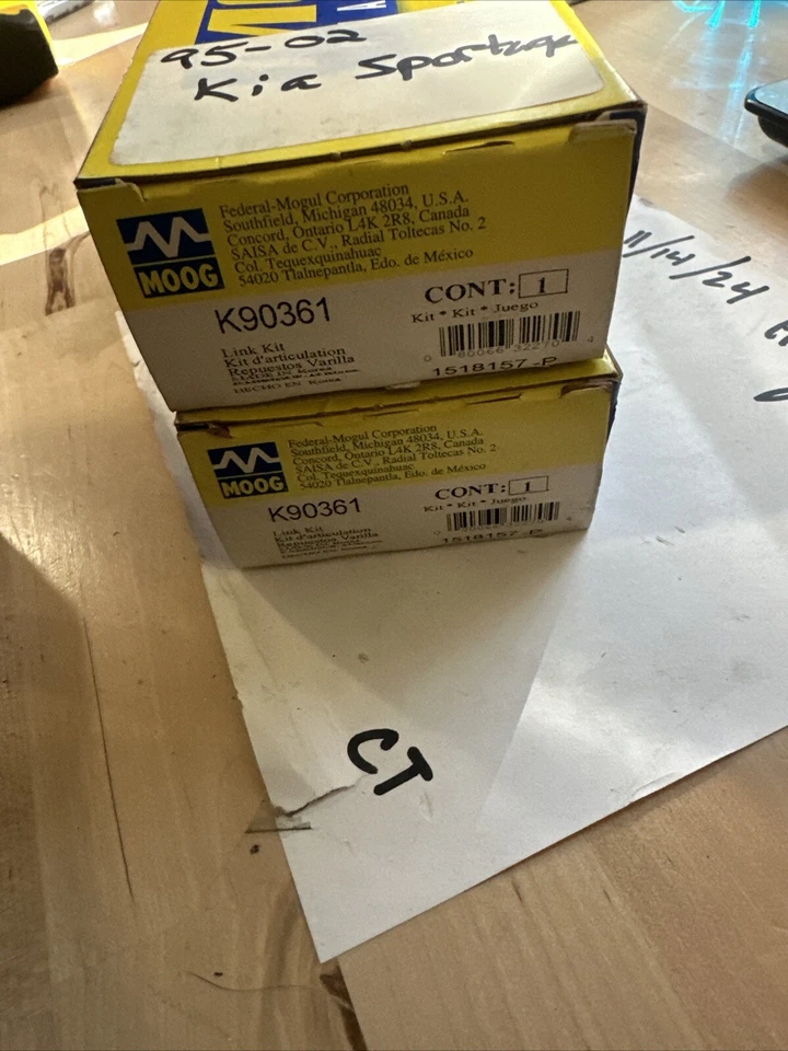 🔥Moog K90361 Kit de enlace de barra estabilizadora🔥 Foto 1 de 1