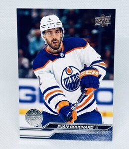 Evan Bouchard 2023-24 Upper Deck Series 1 #71 Edmonton Oilers