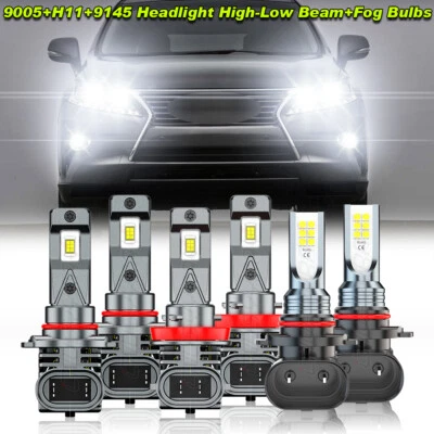 Faros antiniebla LED blanco frío para Lexus RX350 RX400h RX450h 2006-2015 Foto 1 de 4