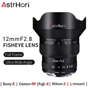 AstrHori 12mm F2.8 MF Full Frame Fisheye Lens for Sony Canon Nikon Leica Fuji - Picture 1 of 20