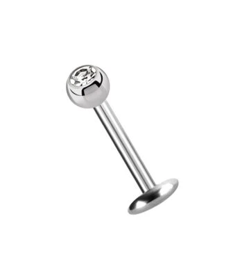 Piercing Titanio Gioiello Labbra Cheek Spina Labret Borchie 1,6mm Con 3mm - Immagine 1 di 4