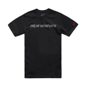 Alpinestars ASTARS Linear Wordmark 2.0 Tee T-Shirt Black/Grey/Red Size X-Large - Picture 1 of 1