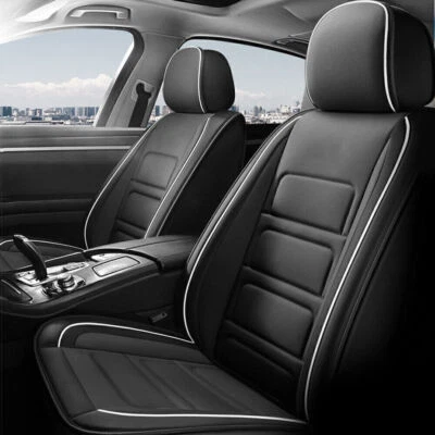 Full Set For Volkswagen Tiguan 2009-2022 Car Seat Covers Faux Leather Protector - Image 1 of 4