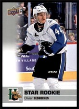 2019-20 UD CHL Base Set - SP's #355 Olivier Desroches - Halifax Mooseheads