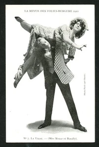 French 1911 Folies Bergere Miss Monor + Barally PERFORMERS Advertising ~ VASTA - Picture 1 of 1