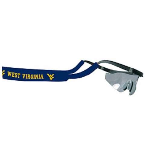 West Virginia Mountaineers Croakies Sunglasses Strap [NEW]  Nylon Sun Beach CDG Cover