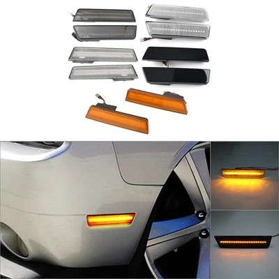 1 Pair LED Front Side Marker Light For Dodge Challenger 2008-2014 2013 2012 2011 - Image 1 of 4
