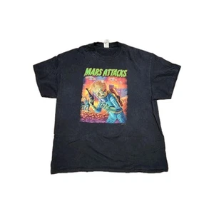 vintage 2014 Mars Attacks Movie promo Shirt Black Black Size XL - Picture 1 of 9