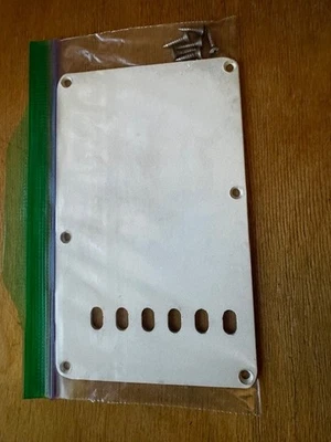 Placa de cubierta trasera Fender Stratocaster Tremelo de 1973 original  Foto 1 de 2