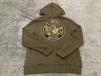 Sudadera con Capucha True Religion Para Hombre XL City Buddha Cremallera Doble Cara Oliva Nueva con Etiquetas Foto 1 de 4