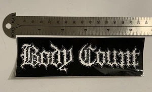Vintage Body Count Band Logo Glossy Sticker Ice-T Rap Metal Band  - Picture 1 of 2