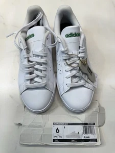 Talla 6.0 - Adidas Advantage Blanco Verde NUEVO - Sin Caja - Imagen 1 de 5