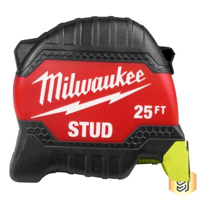 Milwaukee 48-22-1425 25ft STUD Tape Measure – Longest Lasting - Image 1 of 3