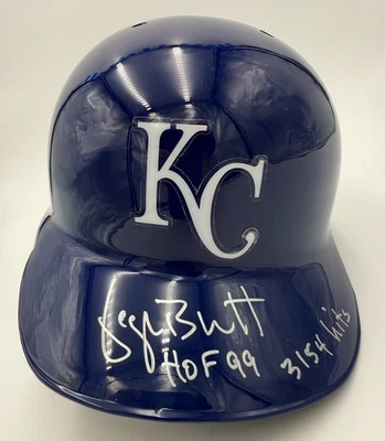 GEORGE BRETT SIGNED KC ROYALS AUTHENTIC BATTING HELMET--HOF 99--3154 HITS - PSA - Image 1 of 4
