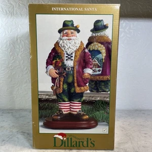 Dillard's Trimmings International Santa 8" hält Kuckucksuhr neu im Karton - Bild 1 von 15