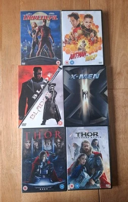 Marvel DVD Bundle BLADE / XMEN / THOR /ANT MAN Ex Condition - Image 1 of 4