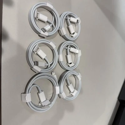 6 x OEM  USB-C To Lightning Charge/Sync Cable - Image 1 of 4