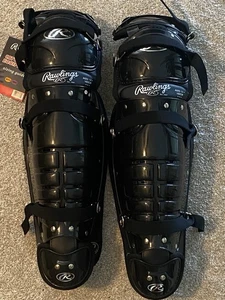 RAWLINGS Baseball Softball Catcher's Gear Shin Guards Age 12+ 16DCW New w/ Tags - Picture 1 of 5