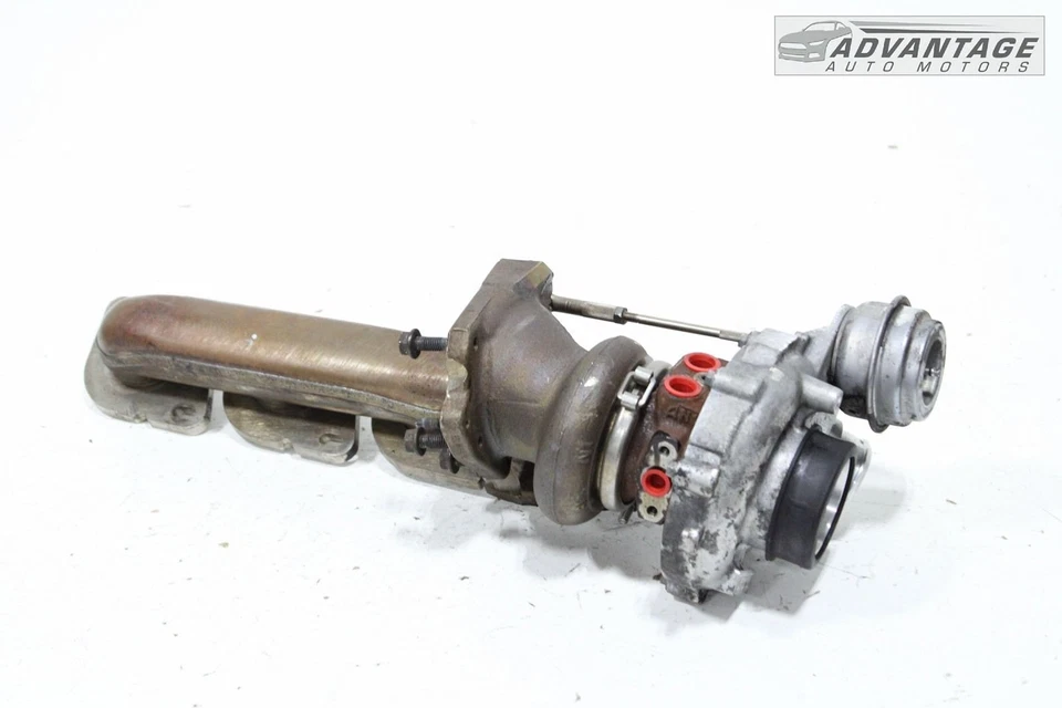 2013-2014 MERCEDES BENZ GL450 4.7L V8 RIGHT TURBOCHARGER & EXHAUST MANIFOLD OEM - Image 1 of 4