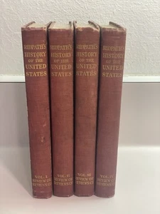 1911 Ridpath's History Of The United States, 4 Volume Book Set, Red HC - Picture 1 of 3