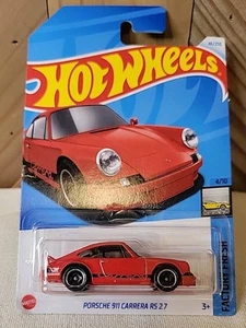 Porsche Carrera 911 RS 2.7 rojo Hot Wheels. 4/10. 46/250. Beneficios Animales de Rescate - Imagen 1 de 2