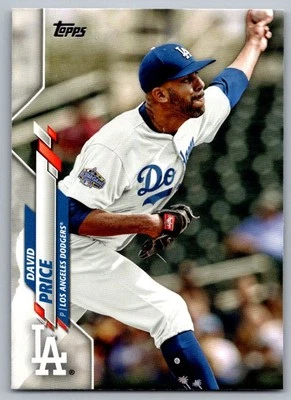 2020 Topps Update David Price Los Angeles Dodgers #U-100 - Image 1 of 2