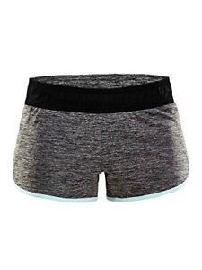 Craft Ladies Eaze Jersey Shorts W Run Shorts, Gray Melange / Heal, XL