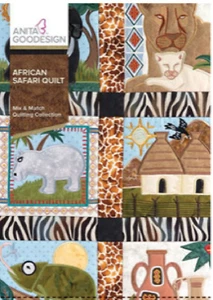 AFRICAN SAFARI QUILT Mix & Match Quiltmaschine Stickerei Anita Goodesign - Bild 1 von 5